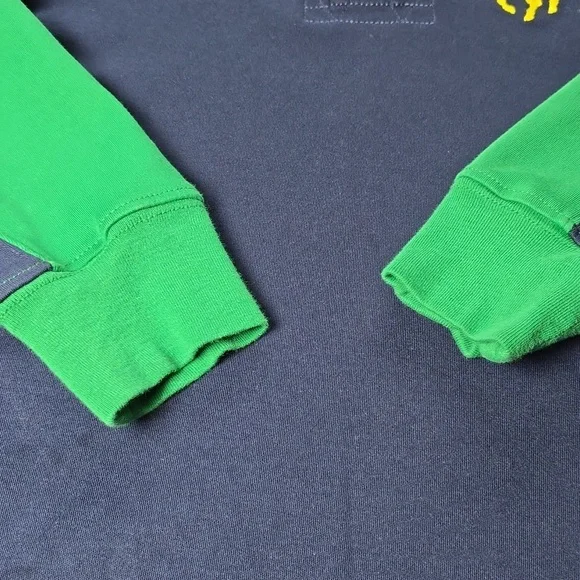 Polo by Ralph Lauren Kids Green and Navy Long Sleeve Shirt - Picture 4 of 10